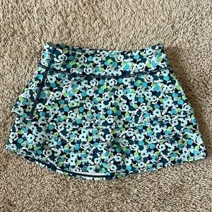 Athleta Girl Swing Skort, Flower Print, Size S/7